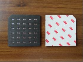 釹鐵硼強磁 泡棉包裝  背面貼3M膠  筆記本磁鐵6*3*3mm